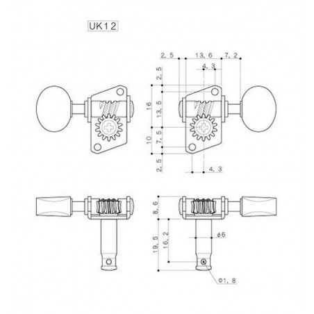 Gotoh GTH15802 | Casa Abreu - Loja de Instrumentos Musicais
