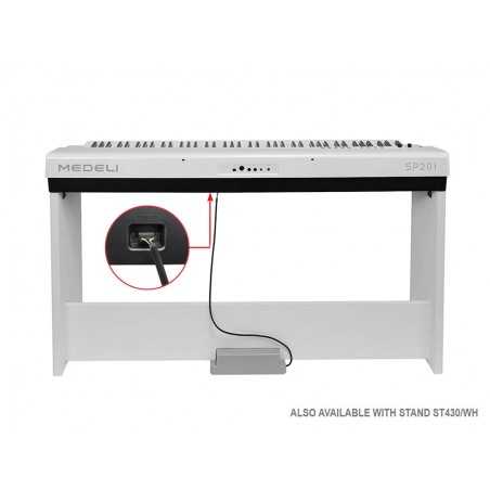 Medeli SP201/WH | Casa Abreu - Loja de Instrumentos Musicais