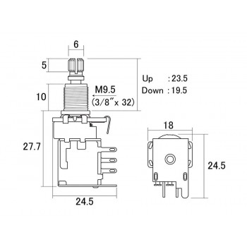 Hosco Japan H-PPUSH250B | Casa Abreu - Loja de Instrumentos Musicais