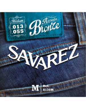 Savarez Acoustic Bronze A130M | Casa Abreu - Loja de Instrumentos Musicais