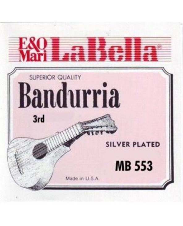CORDA 3ª BANDURRIA LA BELLA MB-553 | Casa Abreu - Loja de Instrumentos Musicais