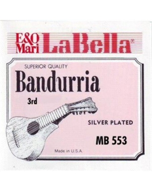 CORDA 3ª BANDURRIA LA BELLA MB-553 | Casa Abreu - Loja de Instrumentos Musicais