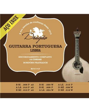 JG CORDAS GUITARRA FADO LISBOA AÇO NOVAGI  073 | Casa Abreu - Loja de Instrumentos Musicais
