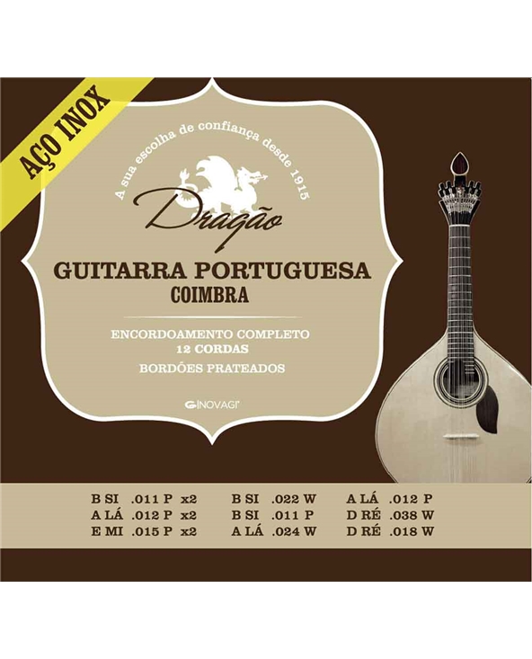 JG CORDAS GUITARRA FADO COIMBRA AÇO NOVAGI  074 | Casa Abreu - Loja de Instrumentos Musicais