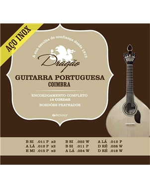 JG CORDAS GUITARRA FADO COIMBRA AÇO NOVAGI  074 | Casa Abreu - Loja de Instrumentos Musicais
