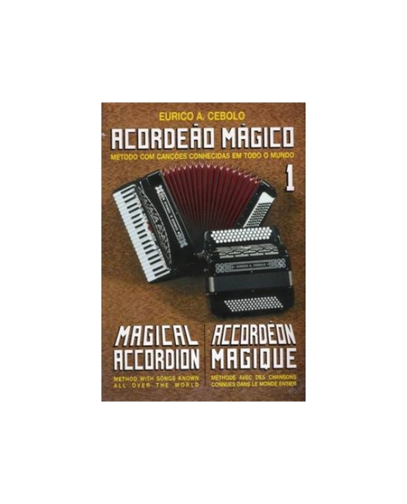 METODO ACORDEAO MAGICO 1 EAC | Casa Abreu - Loja de Instrumentos Musicais