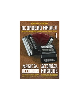 METODO ACORDEAO MAGICO 1 EAC | Casa Abreu - Loja de Instrumentos Musicais