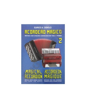 METODO ACORDEAO MAGICO 2 EAC | Casa Abreu - Loja de Instrumentos Musicais
