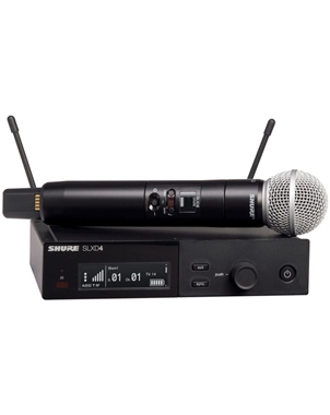 SISTEMA S/ FIOS SHURE SLXD24E/SM58 H56 | Casa Abreu - Loja de Instrumentos Musicais