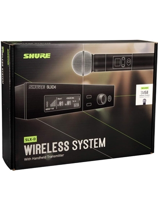 SISTEMA S/ FIOS SHURE SLXD24E/SM58 H56 | Casa Abreu - Loja de Instrumentos Musicais