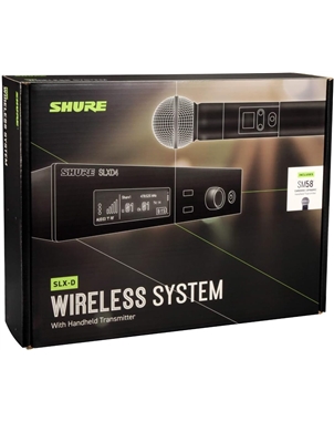 SISTEMA S/ FIOS SHURE SLXD24E/SM58 H56 | Casa Abreu - Loja de Instrumentos Musicais