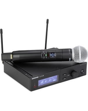 SISTEMA S/ FIOS SHURE SLXD24E/SM58 H56 | Casa Abreu - Loja de Instrumentos Musicais