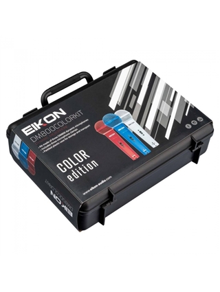 KIT 3 MICROFONES VOCAL EIKON DM800 COLOR KIT | Casa Abreu - Loja de Instrumentos Musicais