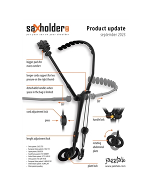 CORREIA SAXOFONE JAZZLAB SAXHOLDER XL | Casa Abreu - Loja de Instrumentos Musicais