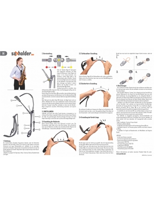 CORREIA SAXOFONE JAZZLAB SAXHOLDER XL | Casa Abreu - Loja de Instrumentos Musicais