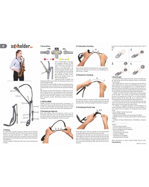 CORREIA SAXOFONE JAZZLAB SAXHOLDER XL | Casa Abreu - Loja de Instrumentos Musicais