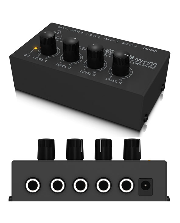 MINI MISTURADOR BEHRINGER MX400 | Casa Abreu - Loja de Instrumentos Musicais