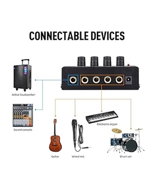 MINI MISTURADOR BEHRINGER MX400 | Casa Abreu - Loja de Instrumentos Musicais