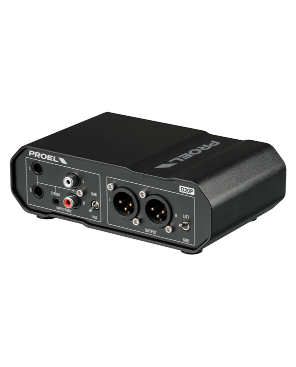 DI BOX PASSIVE 2CH PROEL D20P | Casa Abreu - Loja de Instrumentos Musicais