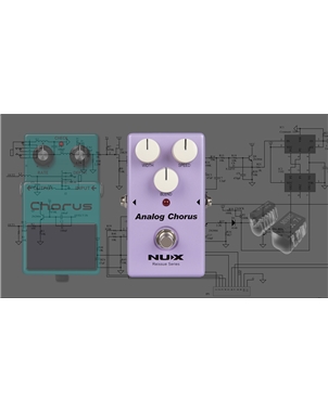 NUX ANALOG PEDAL CHORUSRS | Casa Abreu - Loja de Instrumentos Musicais
