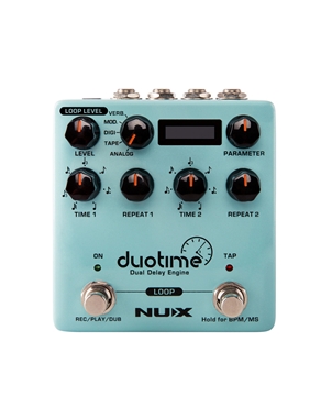 PEDAL NUX DUOTIME DELAY NDD6 | Casa Abreu - Loja de Instrumentos Musicais