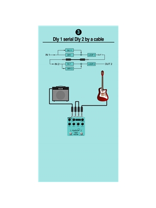 PEDAL NUX DUOTIME DELAY NDD6 | Casa Abreu - Loja de Instrumentos Musicais