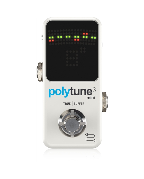 AFINADOR TC ELECTRONIC MINI 3 POLYTUNE | Casa Abreu - Loja de Instrumentos Musicais