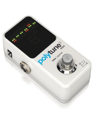 AFINADOR TC ELECTRONIC MINI 3 POLYTUNE | Casa Abreu - Loja de Instrumentos Musicais