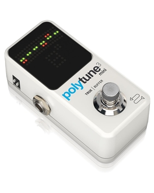 AFINADOR TC ELECTRONIC MINI 3 POLYTUNE | Casa Abreu - Loja de Instrumentos Musicais