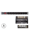 TOMADA ELÉTRICA C/8 SAÍDAS PEREL EBP08PDU-G | Casa Abreu - Loja de Instrumentos Musicais