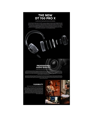 AUSCULTADOR BEYERDYNAMIC DT 700 PRO X 48 | Casa Abreu - Loja de Instrumentos Musicais