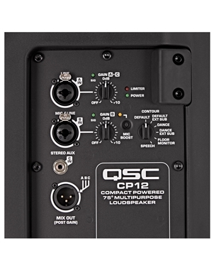 COLUNA ATIVA QSC QC CP12-EU | Casa Abreu - Loja de Instrumentos Musicais