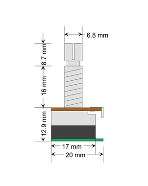 SHADOW KILL POT SH-124-250 | Casa Abreu - Loja de Instrumentos Musicais