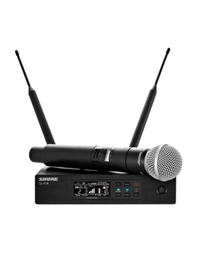 MICROFONE DE MÃO S/FIOS SHURE QLXD24E/SM58 | Casa Abreu - Loja de Instrumentos Musicais