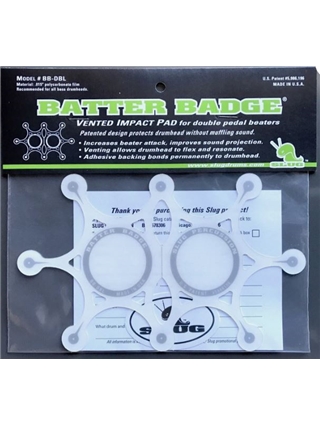 SLUG PERCUSSION Double Kick Armourphragm Batter Badge | Casa Abreu - Loja de Instrumentos Musicais