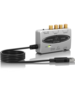 INTERFACE AUDIO BEHRINGER UCA202 | Casa Abreu - Loja de Instrumentos Musicais